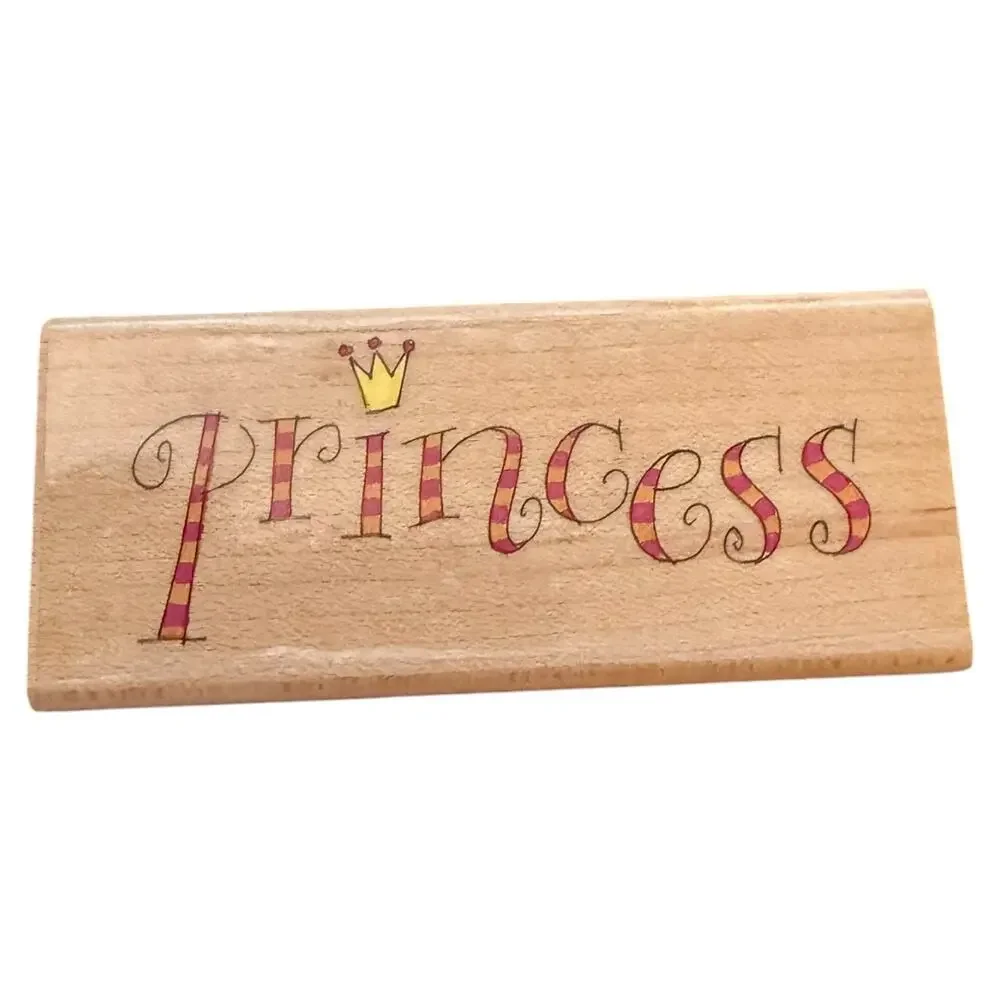 Creative Beginnings Me & My Big Ideas Princess MRS10612 Rubber Stamp